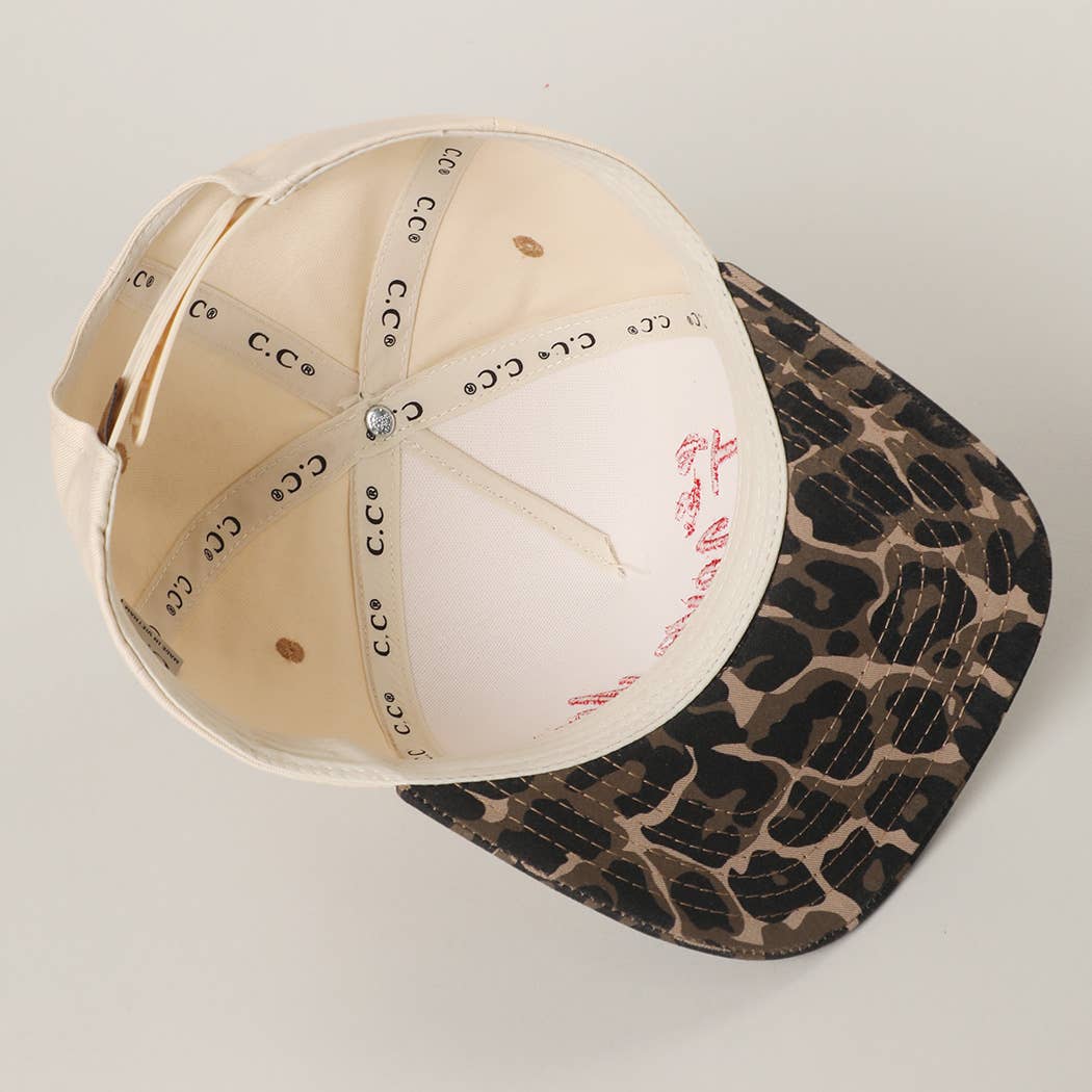 P.S. I Love You Embroidered Two-Tone Trucker Hat