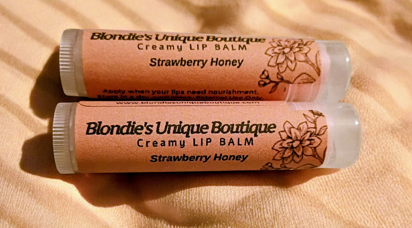 Blondie's Creamy Lip Balm | Beeswax + Shea Butter