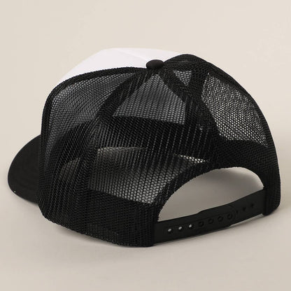 Just A Mom Who Loves Boats & Margs Mesh Back Cap
