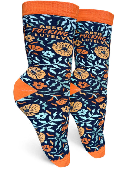 Absofuckinglutely Womens Crew Socks