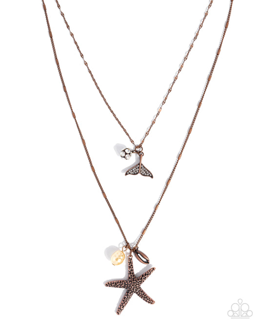 Coral Class Necklace w/Earrings