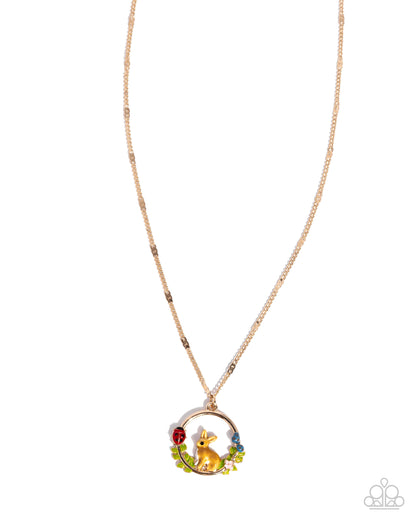 EASTER EMBLEM Necklace w/Earrings
