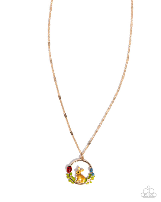 EASTER EMBLEM Necklace w/Earrings
