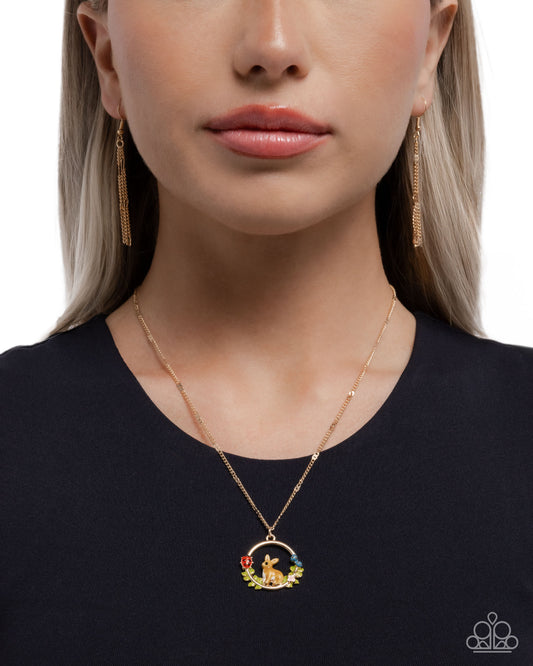 EASTER EMBLEM Necklace w/Earrings