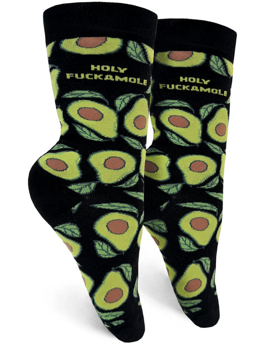 Holy Fuckamole Womens Crew Socks