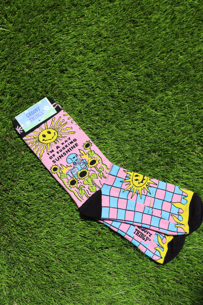 I'm A Ray Of Fucking Sunshine Womens Crew Socks