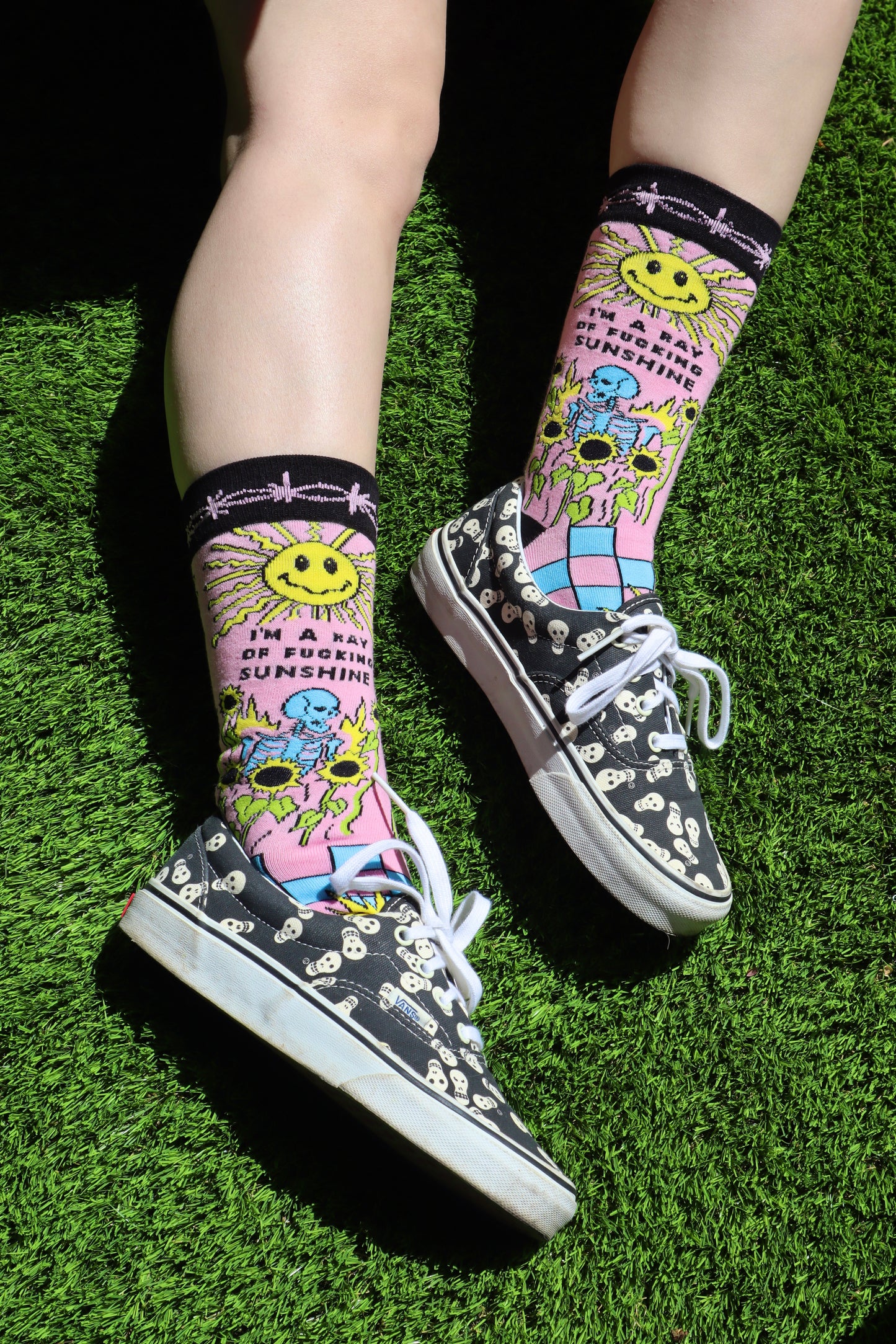 I'm A Ray Of Fucking Sunshine Womens Crew Socks