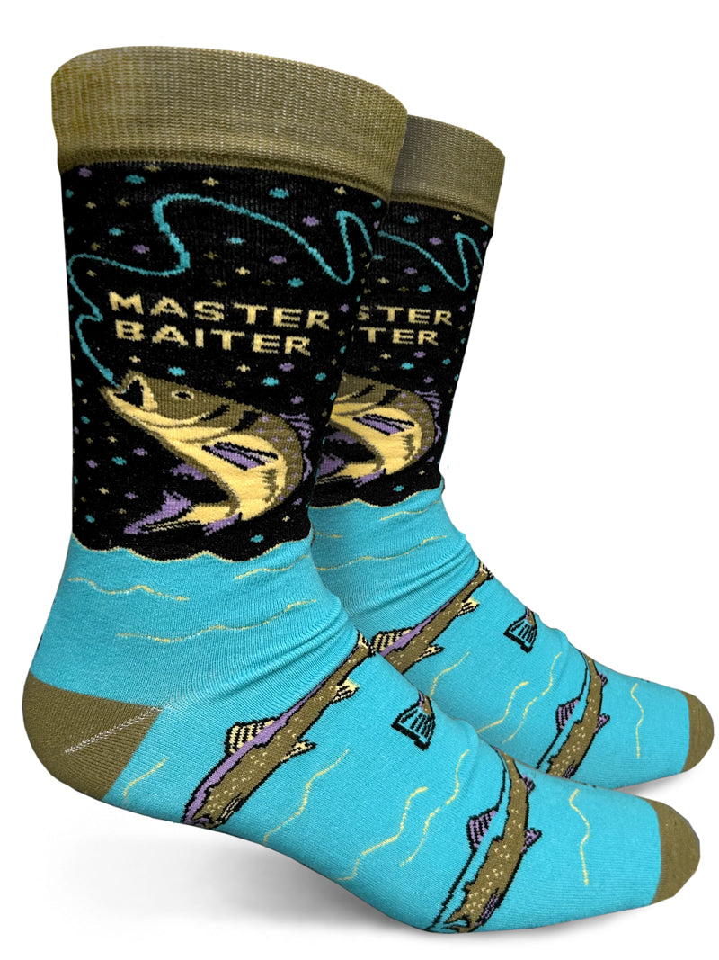 Master Baiter Mens Crew Socks