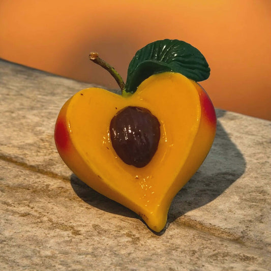 Sliced Peach Kitchen Magnet | Peachy Keen