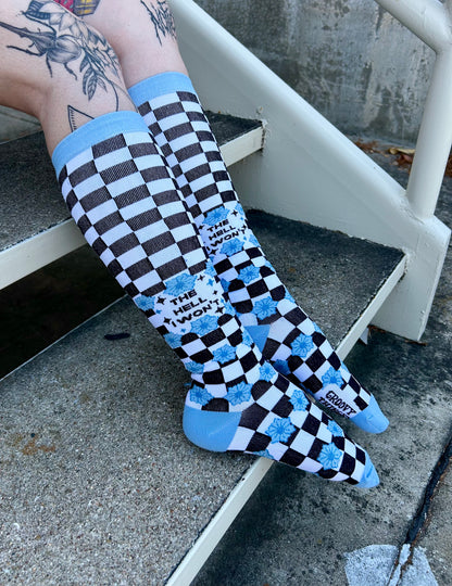 The Hell I Won't Womens 15-20 mmHg Compression Socks