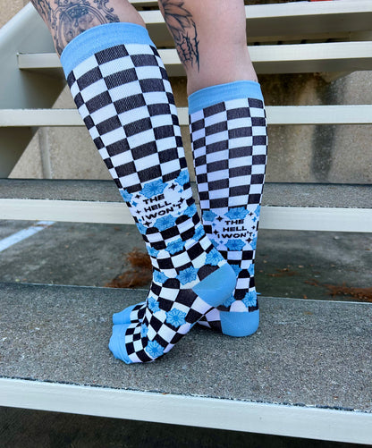 The Hell I Won't Womens 15-20 mmHg Compression Socks