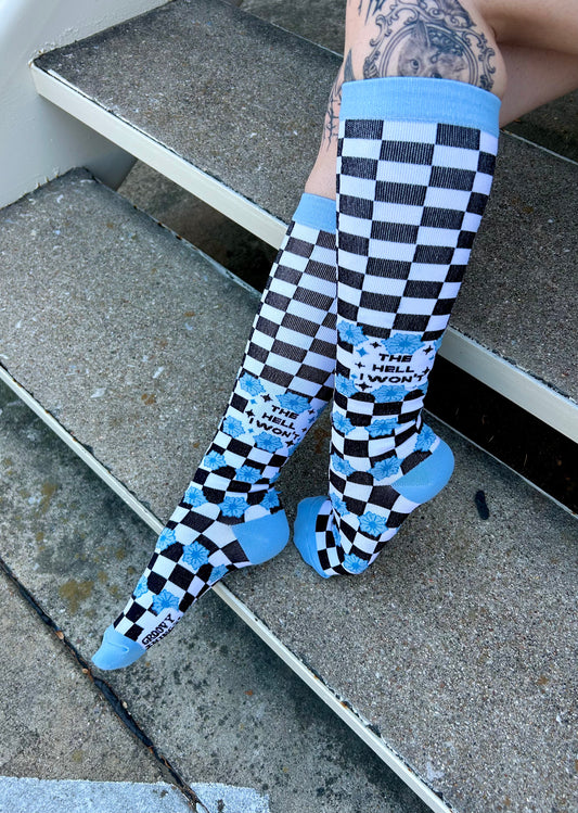 The Hell I Won't Womens 15-20 mmHg Compression Socks